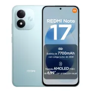 Smartphone Turquesa Cielo REDMI Note 17, 6+256GB, 7700mAh
