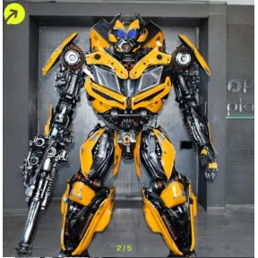 Bumblebee Robot Gigante a tamaño real (240 cm) con LED