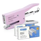 Grapadora de Tenaza Rapesco 1356A Porpoise Rosa, 45 Hojas.