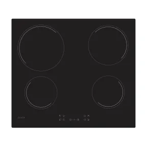 Vitrocerámica Candy Idea 60cm 4 Fuegos Táctil Negro
