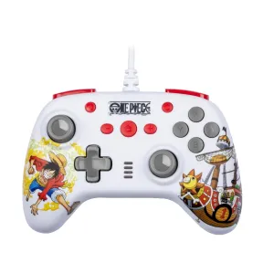 Mando Luffy Konix para Switch, OLED y PC - Blanco Oficial