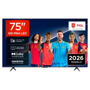 TCL 75P8L: Smart TV 75" QD-Mini LED UHD 4K, Negro