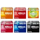 Caramelos Halls 20x3gr en 6 deliciosos sabores