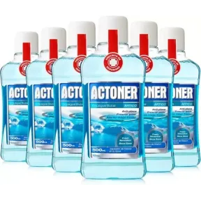 Pack de 6 enjuagues bucales ártico Actoner 500ml