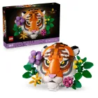 Tigre 3D: Maqueta LEGO de Fauna para Adultos