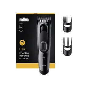 Cortapelos Braun Series 5 HC5530, 17 ajustes y 50 min autonomía