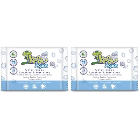 Juego de 60 toallitas multiusos Kandoo (99% agua, 2 paquetes)