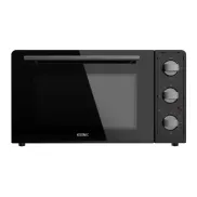 Mini horno KOENIC 28L, 1500W, temporizador, color negro
