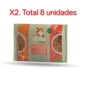 Comida Húmeda para Gatos Ultima Nature con Salmón y Trucha