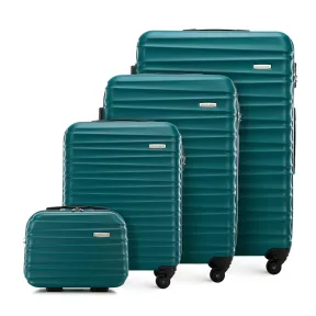 Juego de 4 Maletas Trolley ABS con Neceser WITTCHEN