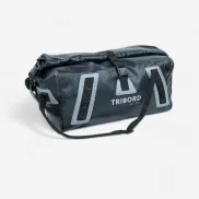 Mochila Duffle Bag Negra Impermeable 60 Litros para Viaje