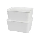 Cajas de 1,2 l con tapa, set de 6 unidades