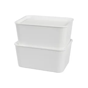Cajas de 1,2 l con tapa, set de 6 unidades