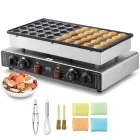 Mini máquina VEVOR de tortitas holandesas, 1700W, 43mm.