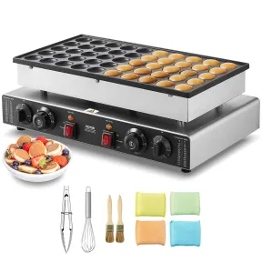 Mini máquina VEVOR de tortitas holandesas, 1700W, 43mm.