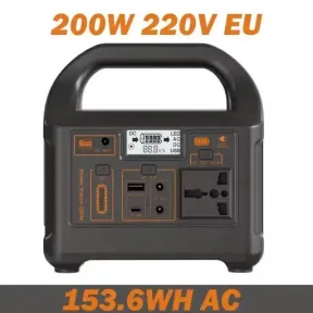 Gaiaray 200W Estación de Energía Portátil 153.6Wh