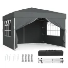 Carpa Plegable 3 x 3 m con Paneles Laterales SONGMICS