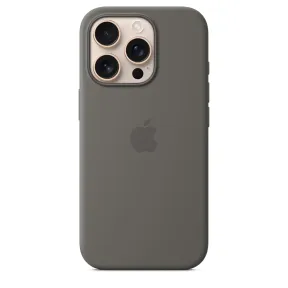 Funda Gris Piedra MagSafe para iPhone 16 Pro y Pro Max