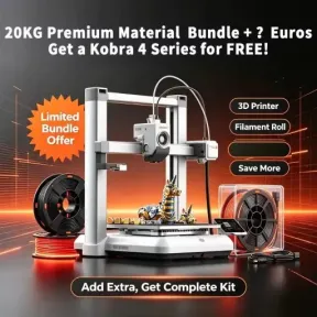 Filamento PLA 20 kg + Kobra 4 Impresora 3D