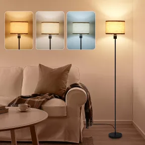 Lámpara de Pie Moderna LEAZZLE con 3 Temperaturas de Color