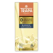 Chocolate Blanco Sin Gluten 90 g | TRAPA 0% Azúcares Añadidos