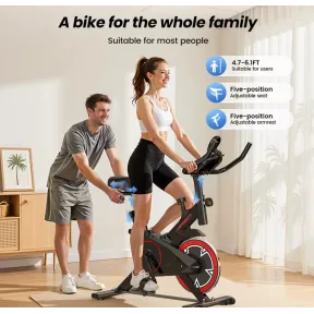 Bicicleta estática Formill QK101 con volante de inercia 10 kg