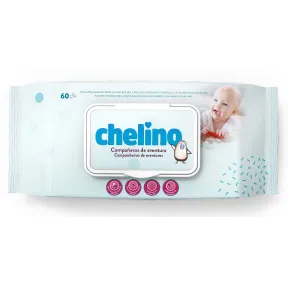 60 Toallitas Infantiles Chelino - 4 Paquetes a 1,05€