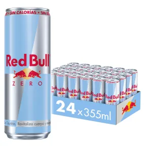 Pack de 24 latas Red Bull Zero Energética 355ml
