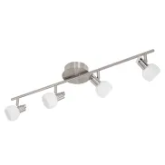 Lámpara de techo Sesto 2 EGLO, acero níquel mate LED