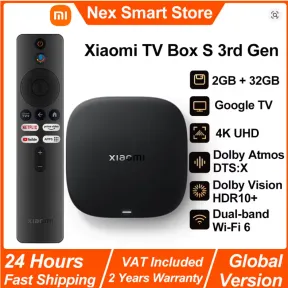 Xiaomi TV Box S 3rd Gen 4K con Google TV y Dolby Vision