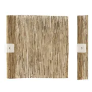 Bambú fino NATERIAL 1,5 x 3 m para cercas y decoraciones