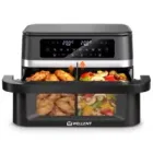 Freidora de aire 12L, 2950W, con doble olla y pantalla LED
