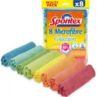 Paños de microfibra Spontex para limpieza | 2 x 8 bayetas