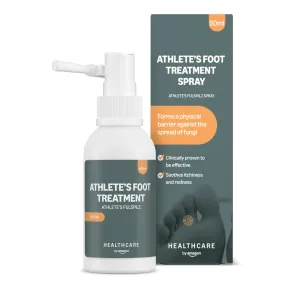 Spray de tratamiento para pie de atleta, Amazon Basic Care 50ml