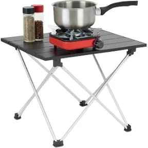 Mesa Auxiliar Plegable para Camping - 32 x 39 x 34 cm