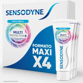 Pack de 4 Sensodyne Menta Fresca 75 ml - Multiprotección