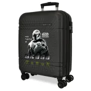 Maleta de Cabina Negra Star Wars Grogu 40x55x20 cm