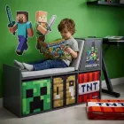 Estantería de lectura en Minecraft para banco de libros