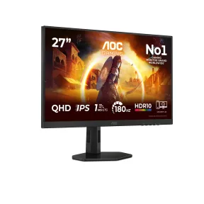 Monitor AOC 27” QHD Gaming 180Hz, G-Sync Compatible