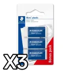 Gomas Staedtler Mars Plastic 526-53, Pack de 3 Unidades
