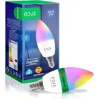 Bombilla inteligente E14 ZigBee RGB NOUS P4Z, 450 lm, 16M colores