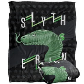 Manta Sedosa Slytherin Harry Potter 152x127cm Súper Suave