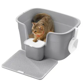 Arenero Extra Grande para Gatos Grandes con Pala y Tabla