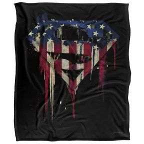 Manta Suave Superman Bleeding Shield 152x127cm