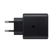 Cargador Samsung 25W USB C Original, Carga Rápida Negra