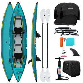 Kayak Hinchable 320-420 cm con Accesorios Incluidos
