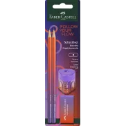 Set de escritura Melon Punchy de FABER-CASTELL, 4 piezas.