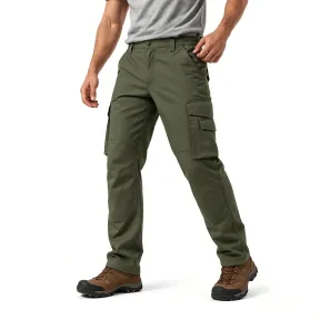 Pantalones Tácticos Multibolsillos Hombre para Trekking