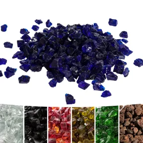 Rocas de Lava Azul para Braseros de Gas - Teamson Home