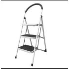 Escalera de acero Nyana Home, plegable, 3 peldaños